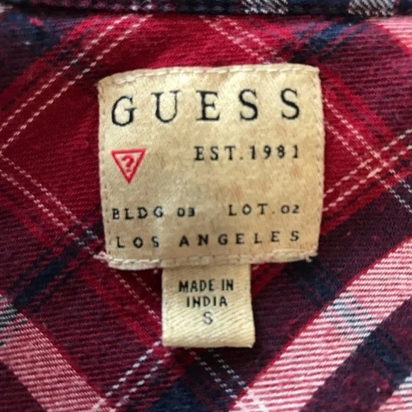 Guess Vintage Western Shirt - Gemstone Collar - Size Small - Picture 12 of 12